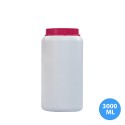 3000 ML Polietilen Yuvarlak Boş Kavanoz Kilit Kapak KV16