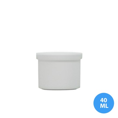 40 ML Polietilen Plastik Boş Kavanoz Kapaklı V05