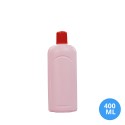 400 ML Polietilen Plastik Pembe Asiton Boş Şişe Düz Kapak G08