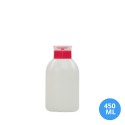 450 ML Polietilen Plastik Beyaz Aseton Boş Şişe Pompa Kapak L18
