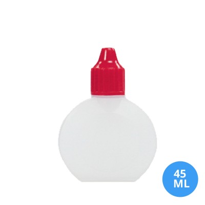 45ML Polietilen Plastik Şişe Yapıştırıcı Boş Şişe Damlalık Kapak A01