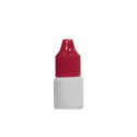 5 ML Polietilen Plastik Boş Şişe Kırmızı Damlalık Kapak A22