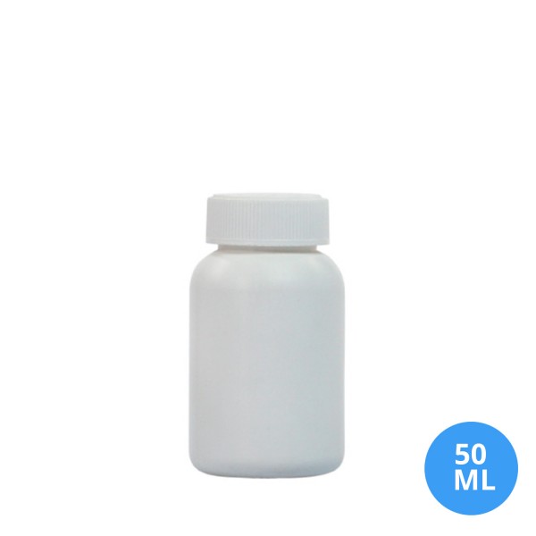 50 ML Polietilen Plastik Boş Şişe Düz Kapak A11
