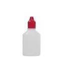 50 ML Polietilen Plastik Boş Şişe Kırmızı Damlalık Kapak A11
