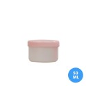 50 ML Polietilen Plastik Vazalin Krem Boş Kavanoz Kapaklı P08