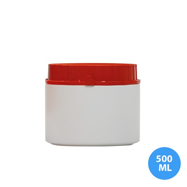 500 ML Polietilen Boş Kavanoz Kilit Kapak KV11