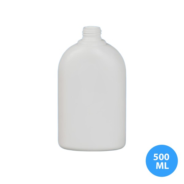 500 ML Polietilen Ölçekli Boş Beyaz Şişe