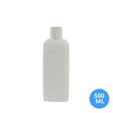 500 ML Polietilen Plastik Beyaz Gülsuyu Boş Şişe Düz Kapak G06