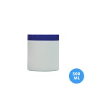 500 ML Polietilen Plastik Boş Kavanoz Kapaklı KV08