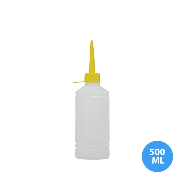 500 ML Polietilen Plastik  Boş Şişe Huni / Kartüş Kapak T12K
