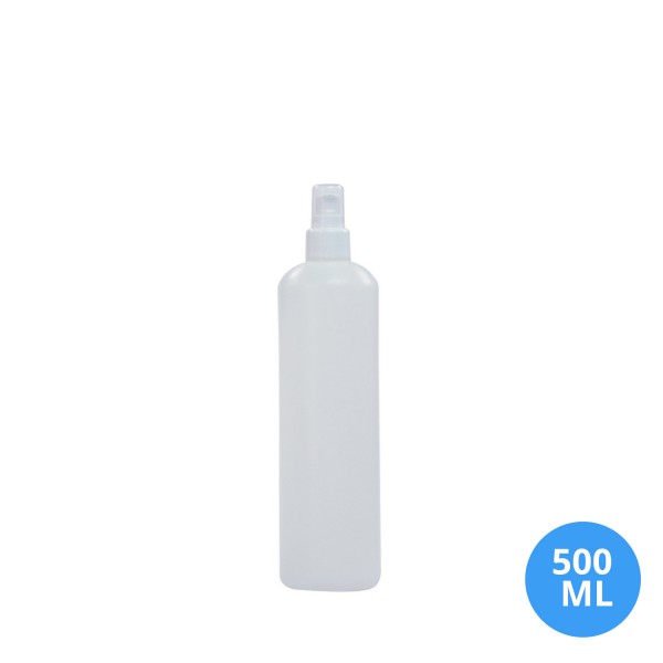 500 ML Polietilen Plastik Boş Şişe Sprey Kapak S04