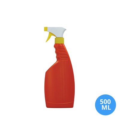 500 ML Polietilen Plastik Boş Şişe Triger Sprey / Tetik Püskürtücü Sprey Kapak C06