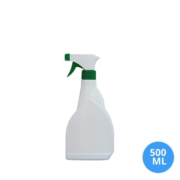 500 ML Polietilen Plastik Boş Şişe Triger Sprey / Tetik Püskürtücü Sprey Kapak S01