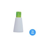 70 ML Polietilen Plastik Krem / Losyon Boş Şişe Filiptop Kapak B14