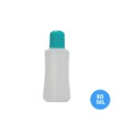80 ML Polietilen Plastik Losyon / Krem Boş Şişe Düz Kapak R01