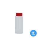 80 ML Polietilen Plastik Zirai Tarım İlaç Boş Şişe Düz Kapak Z10