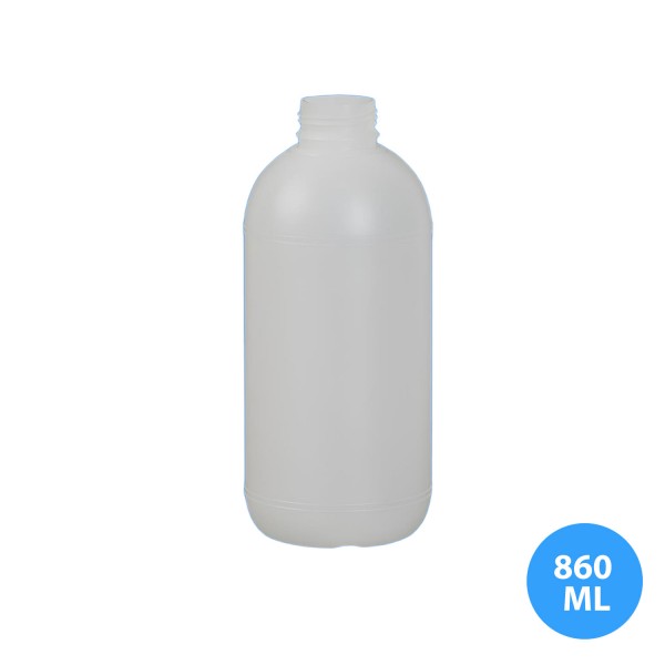860 ML Polietilen Boş Yuvarlak Ölçekli Şişe