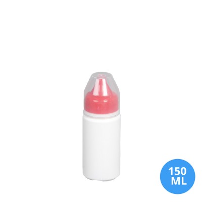 Toptan 150 ML  Plastik Kademe Bal Kapaklı Şişe 25 MM Ağız Polietilen Kademe Bal Kapaklı Şişe T153-B