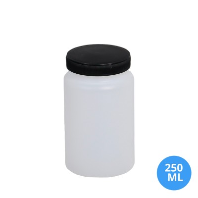 Toptan 250 ML  Plastik Geniş Kapaklı Şişe 45 MM Ağız Plastik Geniş Kapaklı Şişe S201