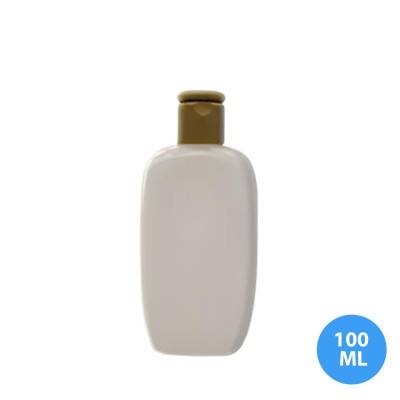 100 ML Polietilen Plastik Boş Şampuan ve Saç Kremi Şişesi Fliptop Kapaklı TKA 253