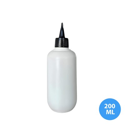 200 ML Polietilen Plastik Boş Şampuan ve Saç Kremi Şişesi Japon Kapaklı TKA 279