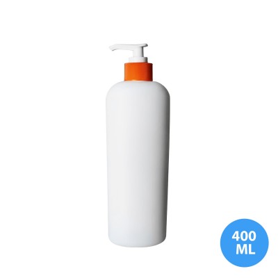 400 ML Polietilen Plastik Boş Şampuan ve Saç Kremi Şişesi Pompa Kapaklı TKA 216