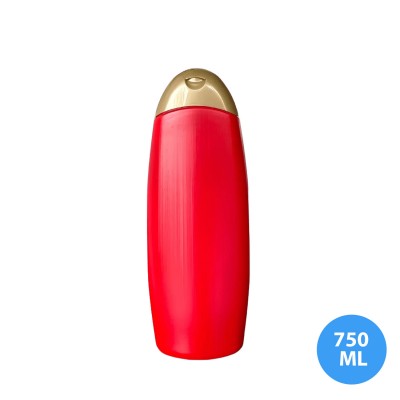 750 ML Polietilen Plastik Boş Şampuan ve Saç Kremi Şişesi Kapaklı TKA 246