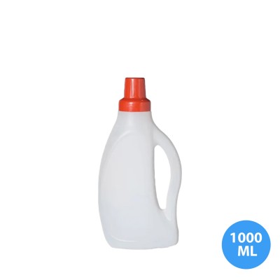 1000 ML (1 LT)  Polietilen Plastik Boş Deterjan Şişesi Kapaklı TDA151