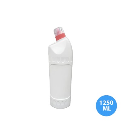 1250 ML Polietilen Plastik Boş Deterjan / Çamaşır Suyu Şişesi Kapaklı TDA112