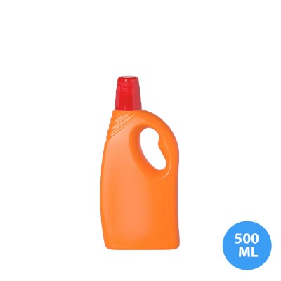500 ML Polietilen Plastik Boş Deterjan Şişesi Kapaklı TDA175