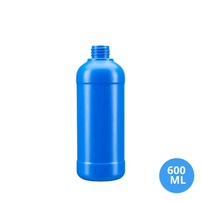 600 ML Polietilen Yuvarlak Tuz Ruhu Boş Temizlik Şişesi 