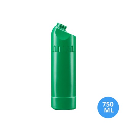 750 ML Polietilen Eğik Boyun Şişe Boş Temizlik Şişesi 