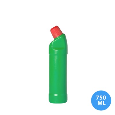 750 ML Polietilen Plastik Boş Deterjan / Çamaşır Suyu Şişesi Kapaklı TDA163