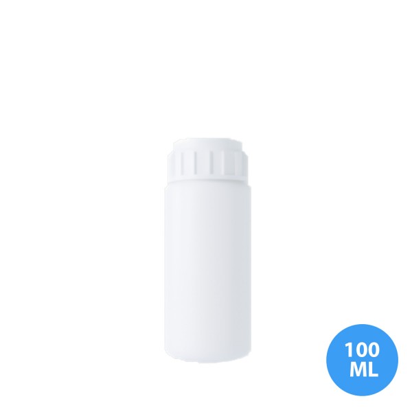 100 ML Polietilen Plastik Boş Kimya Zirai Tarım Şişesi 38 MM Ağız Çapı Kilitli Kapaklı K123