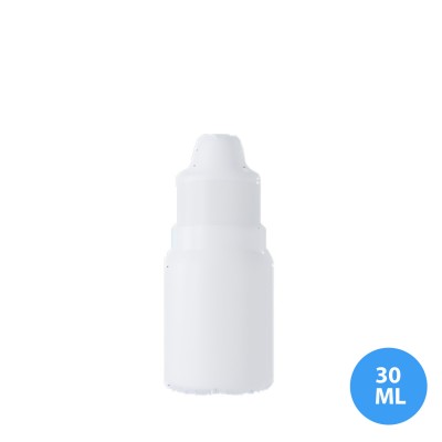 30 ML Polietilen Plastik Boş Kimya Zirai Tarım Şişesi 20 MM Ağız Çapı Damlalık Kapak K132