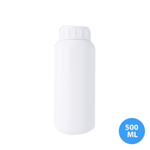 500 ML Polietilen Plastik Boş Kimya Zirai Tarım Şişesi 50 MM Ağız Çapı Kapaklı